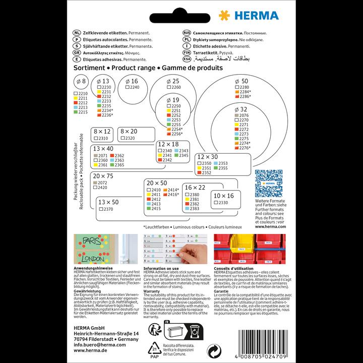 Immagine prodotto Herma Etichette multiuso