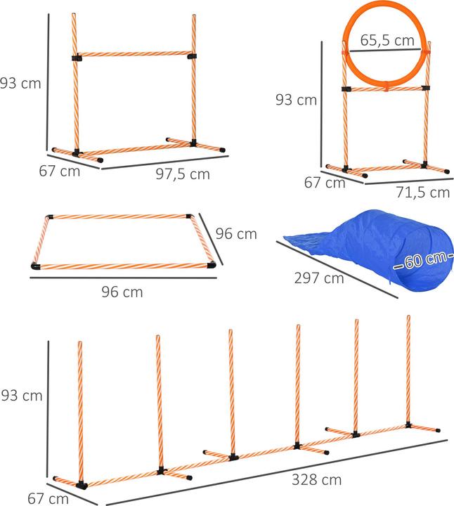 Actual product image PawHut Set (Agility)