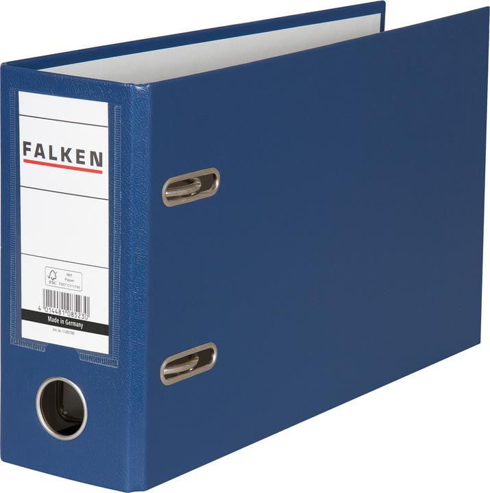 Produktbild Magni PP-Ordner A5 quer S80 blau, PP-Folie aussen (A5, Quer, 80 mm, 1 Stück)