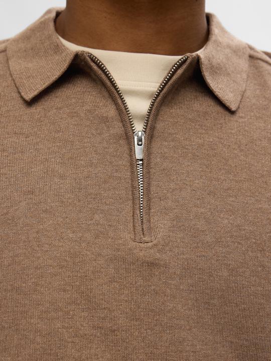 Image du produit Selected Homme Polo à manches longues en tricot (L)