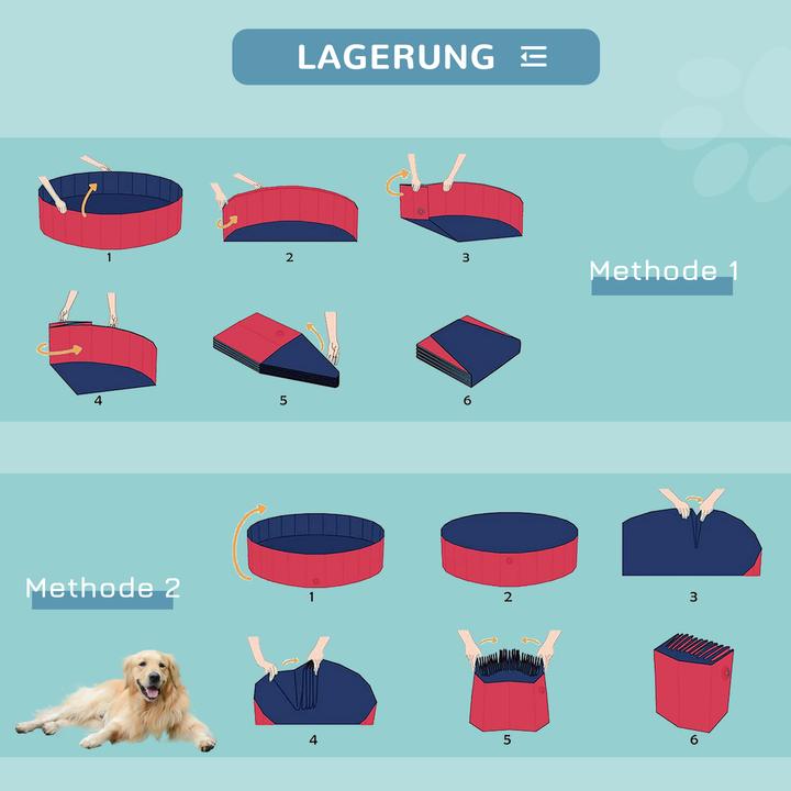 Immagine prodotto PawHut Bagno per cani (Piscina per cani)