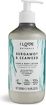 Produktbild I LOVE Naturals Hand & Body Lotion balsam do ciała i rąk Bergamot & Seaweed 500ml (500 ml)