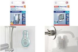 Produktbild tesa Powerstrips SMALL, 1kg Halteleistung, 8x doppelseitige Klebestreifen