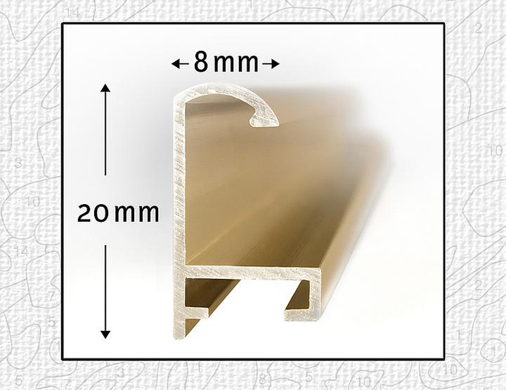 Actual product image Schipper MNZ aluminum frame triptych 50/80