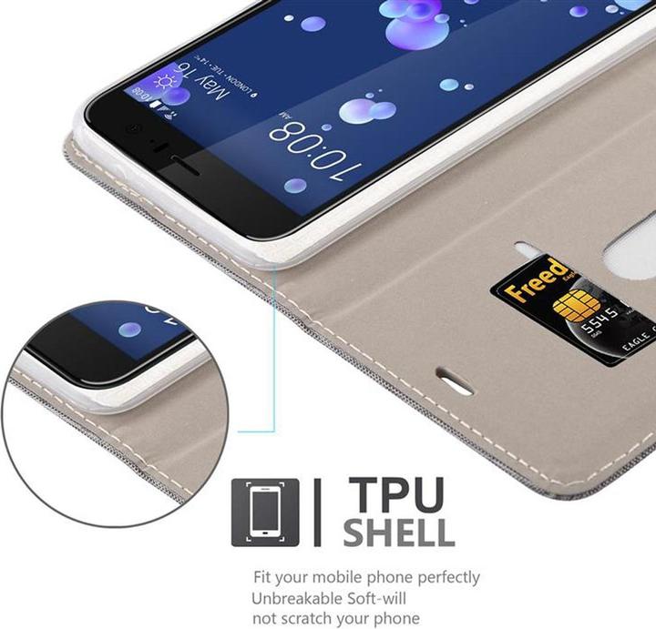 Produktbild Cadorabo Book Jeans Optik Cover (HTC U11)