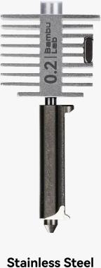 Actual product image Bambu Lab Hotend with nozzle stainless steel A1 series (Accessories)
