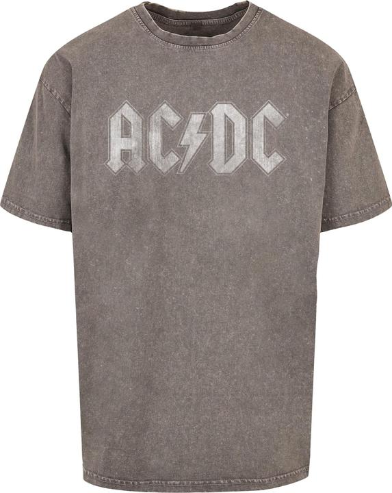 Merchcode ACDC - Logo Acid Washed Oversize Tee - 165697 (M)