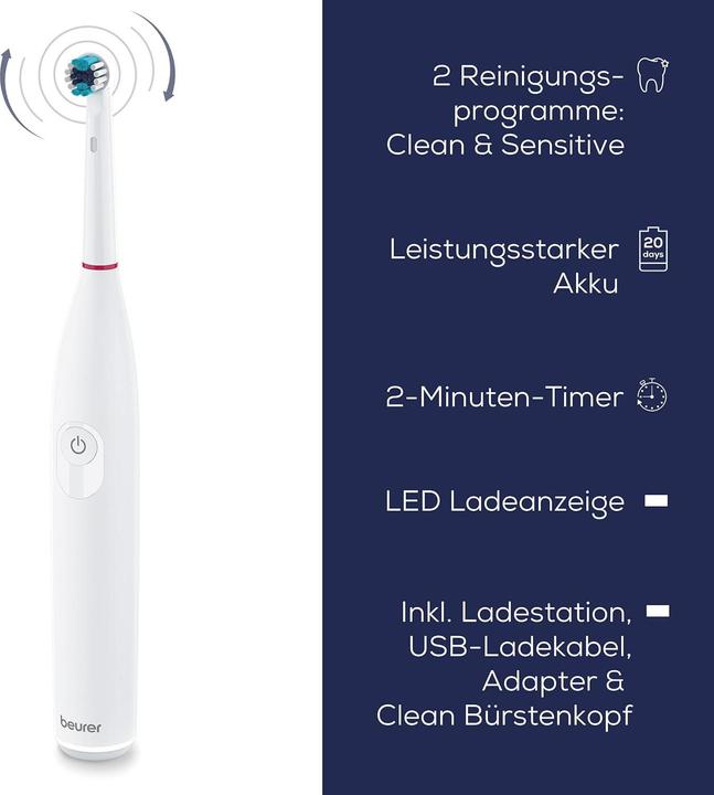 Actual product image Beurer TB 30 Toothbrush ws (Oscillating toothbrush)
