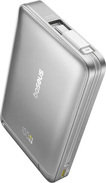 Produktbild Baseus Nomos Qi2 magnetic powerbank, USB-C 10000mAh 45W (gray) (10000 mAh, 45 W)