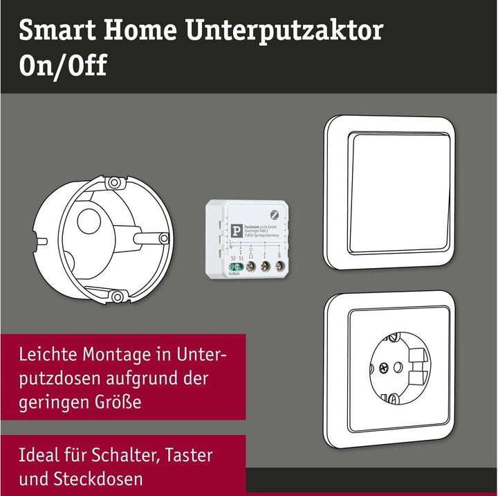 Image du produit Paulmann Unterputzaktor Zigbee