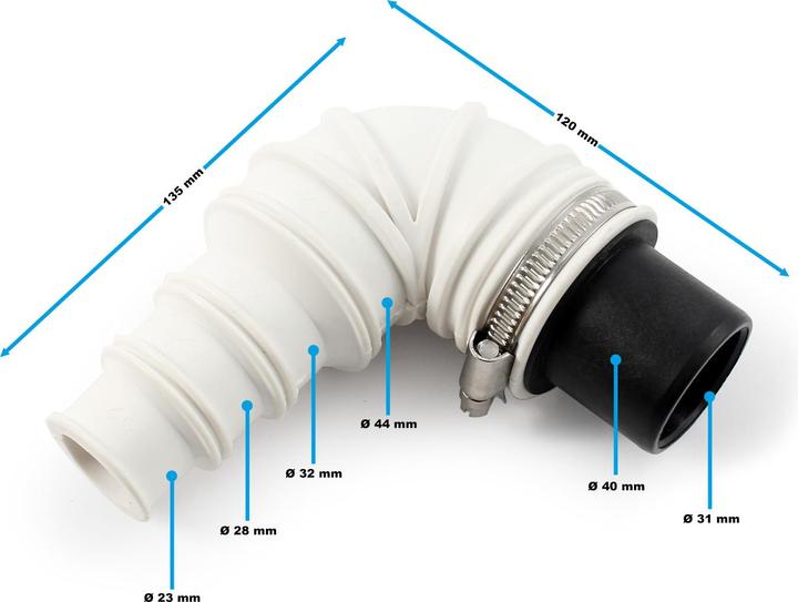 Produktbild Wiltec Rückschlagventil Rückschlagklappe DN40 40mm Winkel 90° Hebeanlage Sanitär