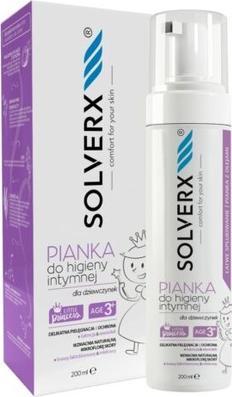 Solverx Little Princess Intimate Hygiene Foam For Girls 200Ml (200 ml, Intimwaschlotion)