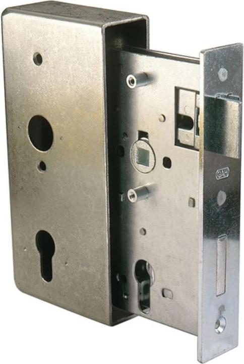 Produktbild GAH Schlosskasten DIN links / rechts Mass A185xB90xC55xE40 mm Dornmass 55 mm (Einsteckschloss)