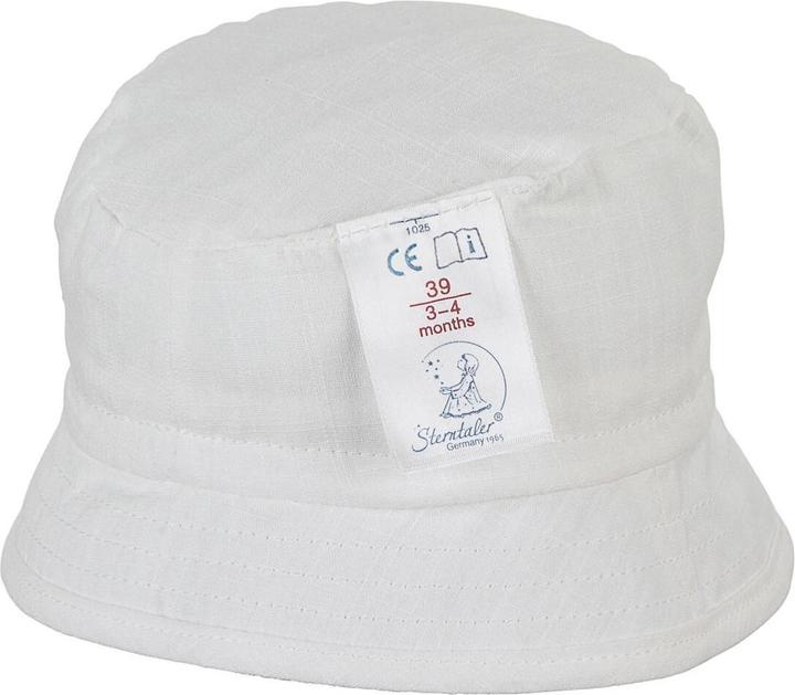 Sterntaler Cappello da pescatore in lino carattere ecrù Gr. 47 (47)