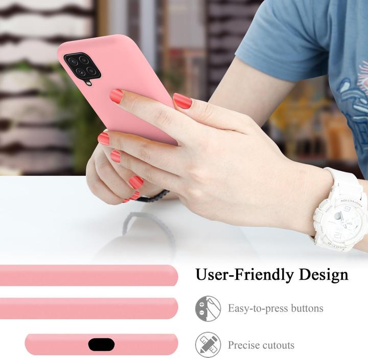 Actual product image Cadorabo TPU Liquid Silicone Case Cover (Samsung Galaxy M22, Samsung Galaxy A22, Samsung Galaxy A32)