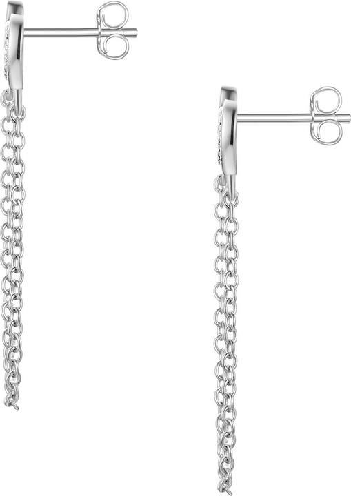 Actual product image Glanzstücke München Ladies earrings heart/cloverleaf sterling silver - 34548 (Sterling Silver)