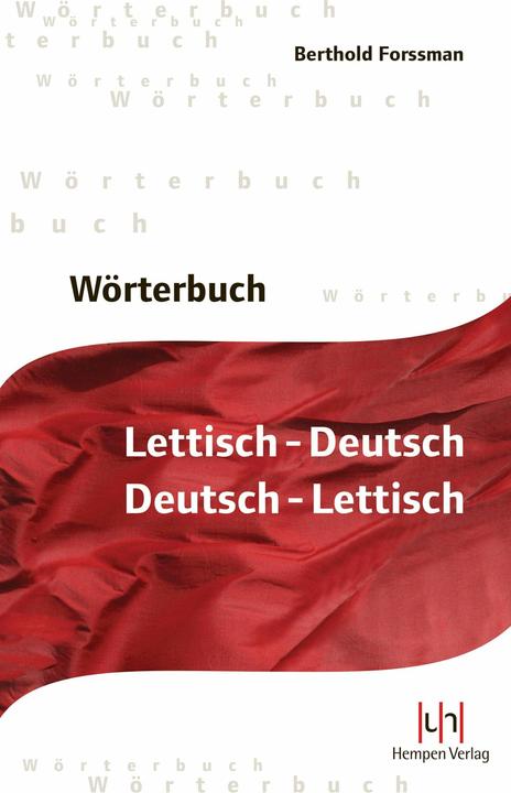 Actual product image Wörterbuch Lettisch-Deutsch, Deutsch-Lettisch (German, Berthold Forssmann, 2014)
