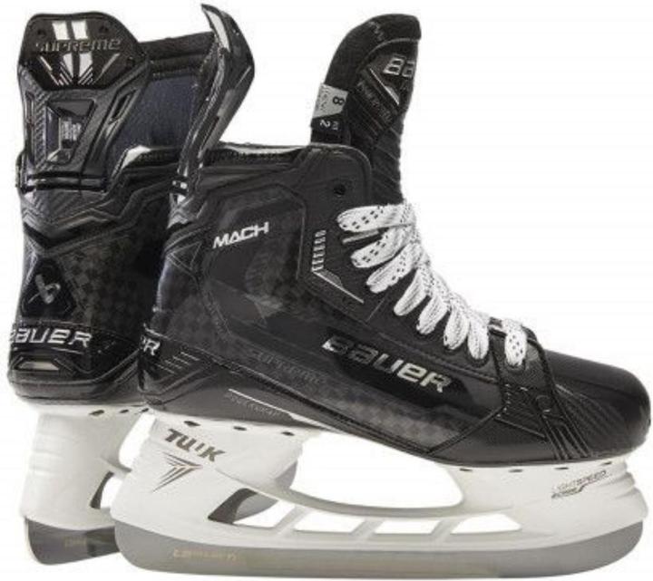 Produktbild Bauer Supreme Mach TI SR Hockey-Schlittschuhe (SR 7 – 42, FIT 1) (12, 13, 14, 15, 16, 17, 18, 19, 20, 21, 22, 23, 24, 25, 26, 27, 28, 29, 30, 31, 32, 33, 34, 35, 36, 37, 38, 39, 40, 41, 42)