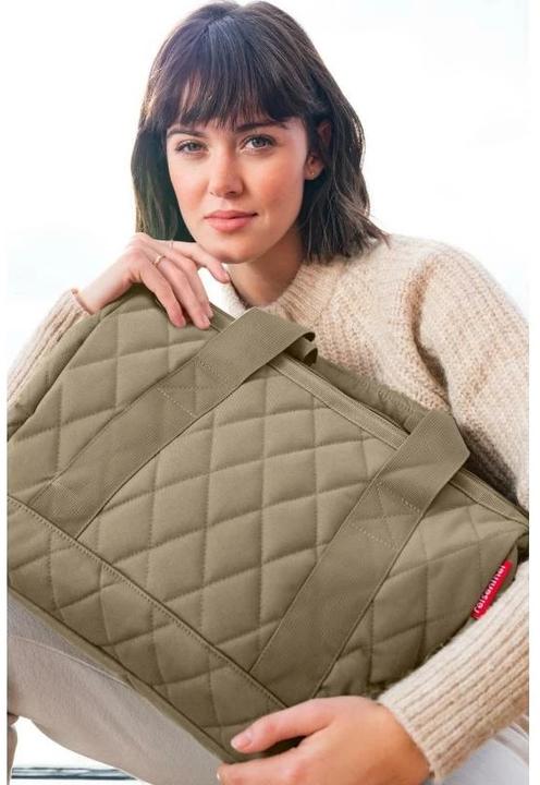 Actual product image reisenthel Shoulder Bag Allrounder M Rhombus Olive