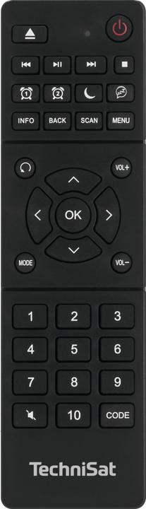 TechniSat TechniControl DAB+ (Gerätespezifische Fernbedienung, Infrarot)