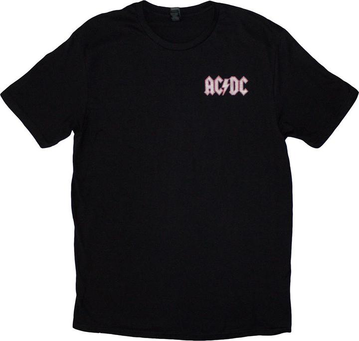 AC/DC Dirty Deeds TShirt Rückseitiger Aufdruck