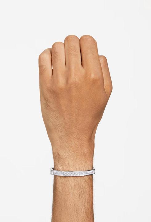 Image du produit Swarovski Dextera Bracelet-jonc octogonal Pavé blanc (Métal Swarovski)