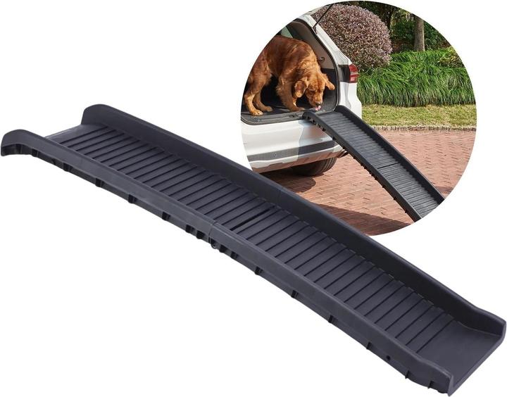 Produktbild Hermex Hunderampe Klapp-Rampe Einstieghilfe Aufstiegshilfe Tiertransport (Hund, Faltbar)