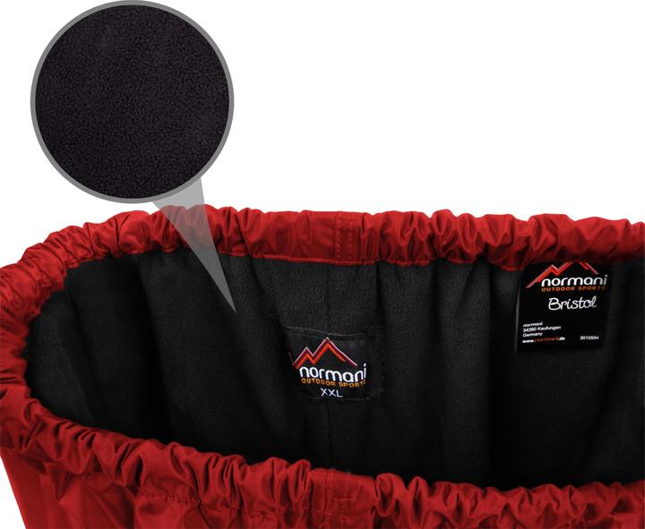 Actual product image Normani Kids rain trousers with fleece lining - 9009 (XL)