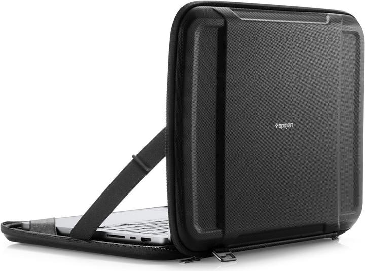 Productafbeelding Spigen Etui Rugged Armor Pouch Pro Laptop 13-14 Cali Zwart (14", Appel)