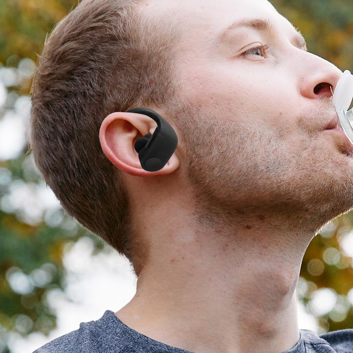 Produktbild Avizar Bluetooth Sportkopfhörer, Ohrbügel + Ladebox (keine Geräuschunterdrückung, Kabellos)