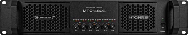 Actual product image Omnitronic MTC-4806 6-channel power amplifier