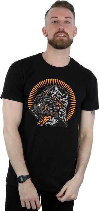 Actual product image Star Wars Mens Darth Vader Dia De Los Muertos T-Shirt (L)