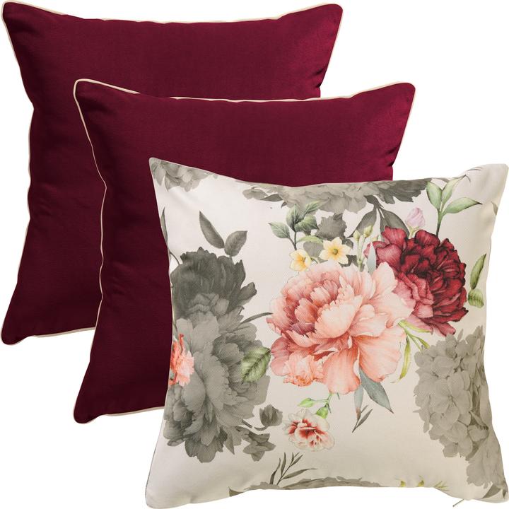 Image du produit Erwin Müller Housse de coussin, lot de 3 (40 x 40 cm)