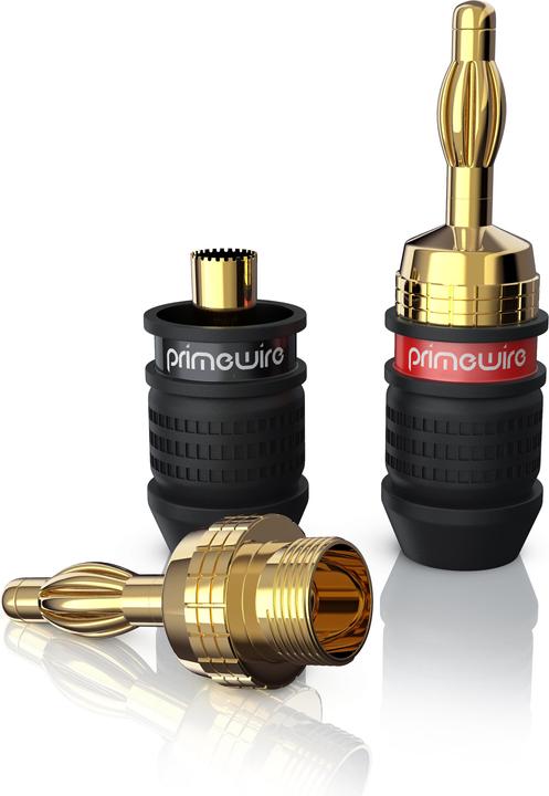 Actual product image Primewire Banana plugs for loudspeaker cables up to 3.5mm²