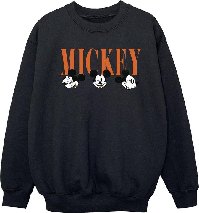 Disney Mickey Mouse Faces Sweatshirt Mädchen (128)