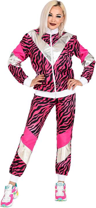 Produktbild Widmann 80er Jahre - Pinker Tiger Trainingsanzug (XL)