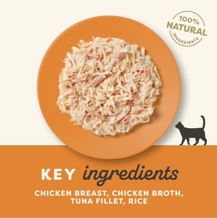 Produktbild Applaws Hühnerbrust mit Thunfisch in Brühe, Nassfutter für Katzen (70g) (70 g)