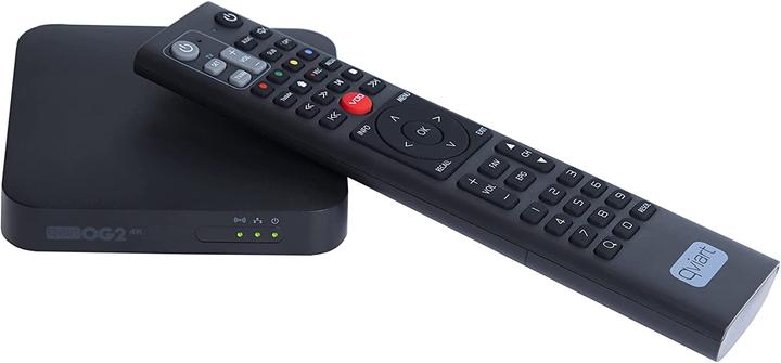 Actual product image Qviart OG2 4K LINUX UHD 2160P H.265 OTT Middleware and Media Box