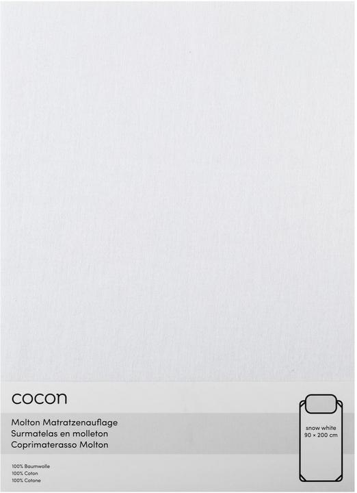 Actual product image Cocon Fixmolton 90 x 200 cm, Weiss, Eigenschaften: Keine (90 x 200 cm)