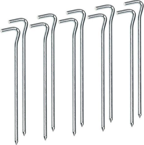 Semptec Jeu de 10 piquets de tente XL en acier