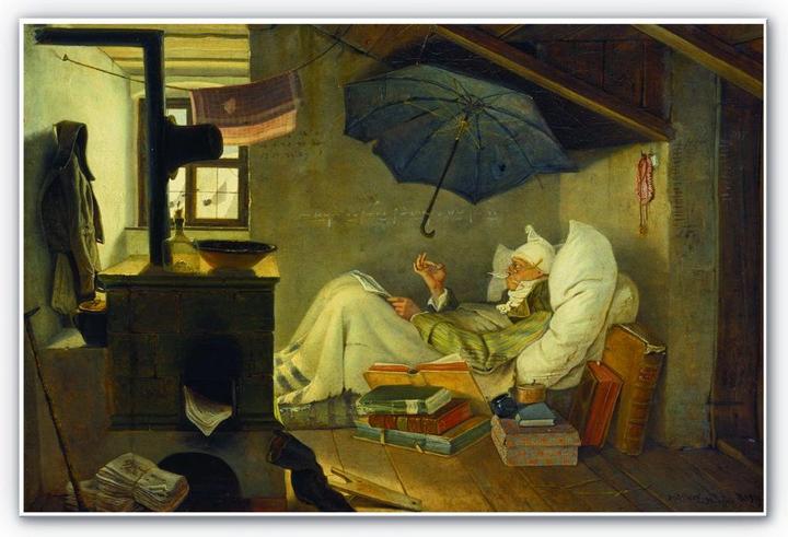 Produktbild Trenddeko Spitzweg - Der arme Poet (45 x 30 cm)