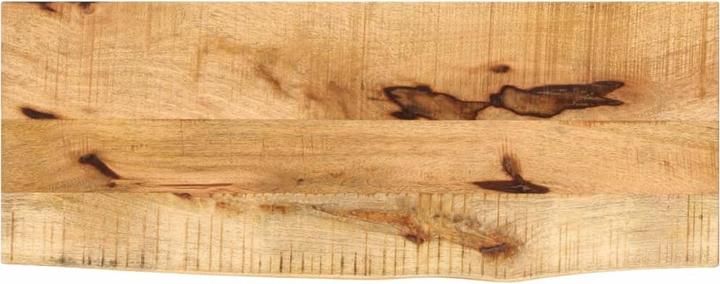 Produktbild VidaXL Tischplatte Holzplatte 70x40x2,5cm Baumkante Massivholz Raues Mangoholz (70 x 40 x 2.5 cm)