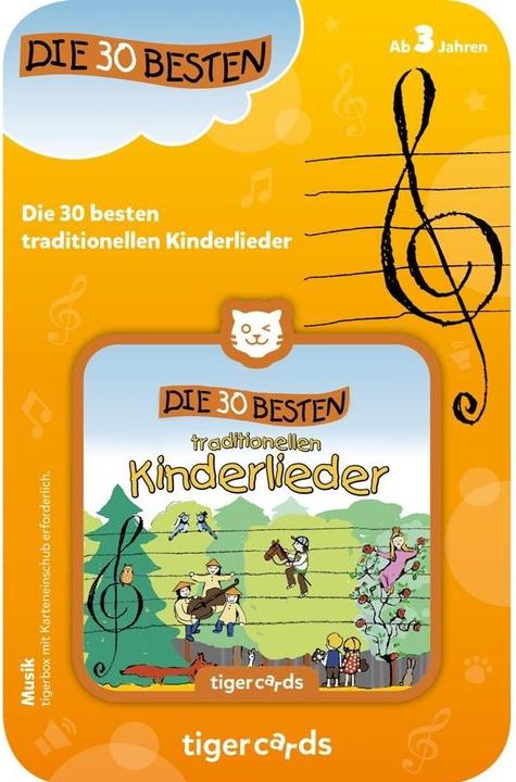 Actual product image Tigermedia The 30 best traditional children's songs (German)