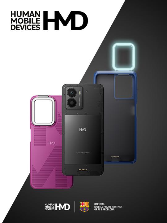 Produktbild HMD Fusion (128 GB, Black, 6.56", Hybrid Dual SIM, 108 Mpx, 5G)