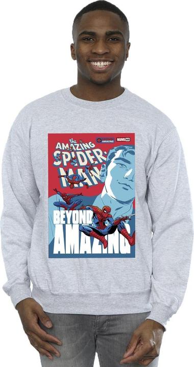 Actual product image Mens Spider-Man Beyond Amazing Cover Sweatshirt (L)
