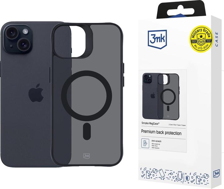 Actual product image 3MK Smoke MagCase iPhone 15 Plus 6.7" (Apple iPhone 15 Plus)