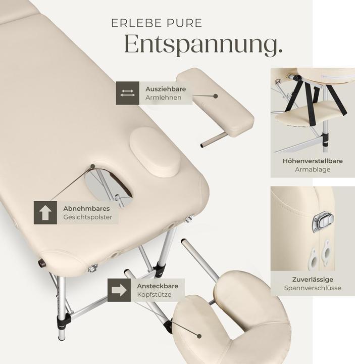 Produktbild tectake 2 Zonen Massageliege