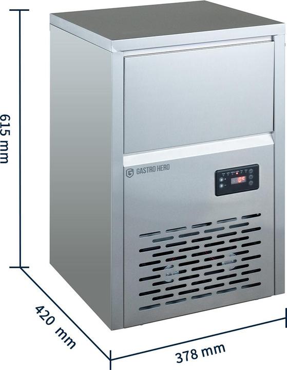 Immagine prodotto Gastro Hero Vollwürfel Eisbereiter ECO