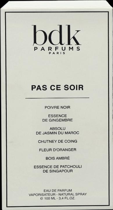 Produktbild Bdk Parfums Paris Pas ce Soir (Eau de Parfum, 100 ml)