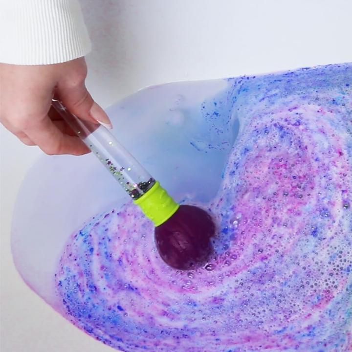 Actual product image Activity Board Magic Brush, 4 x bath bombs, paint your bath water magically, creative toy for children